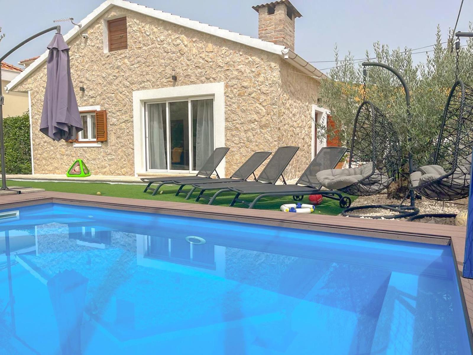 Mustra House Zadar - Private Pool & Sauna Buitenkant foto