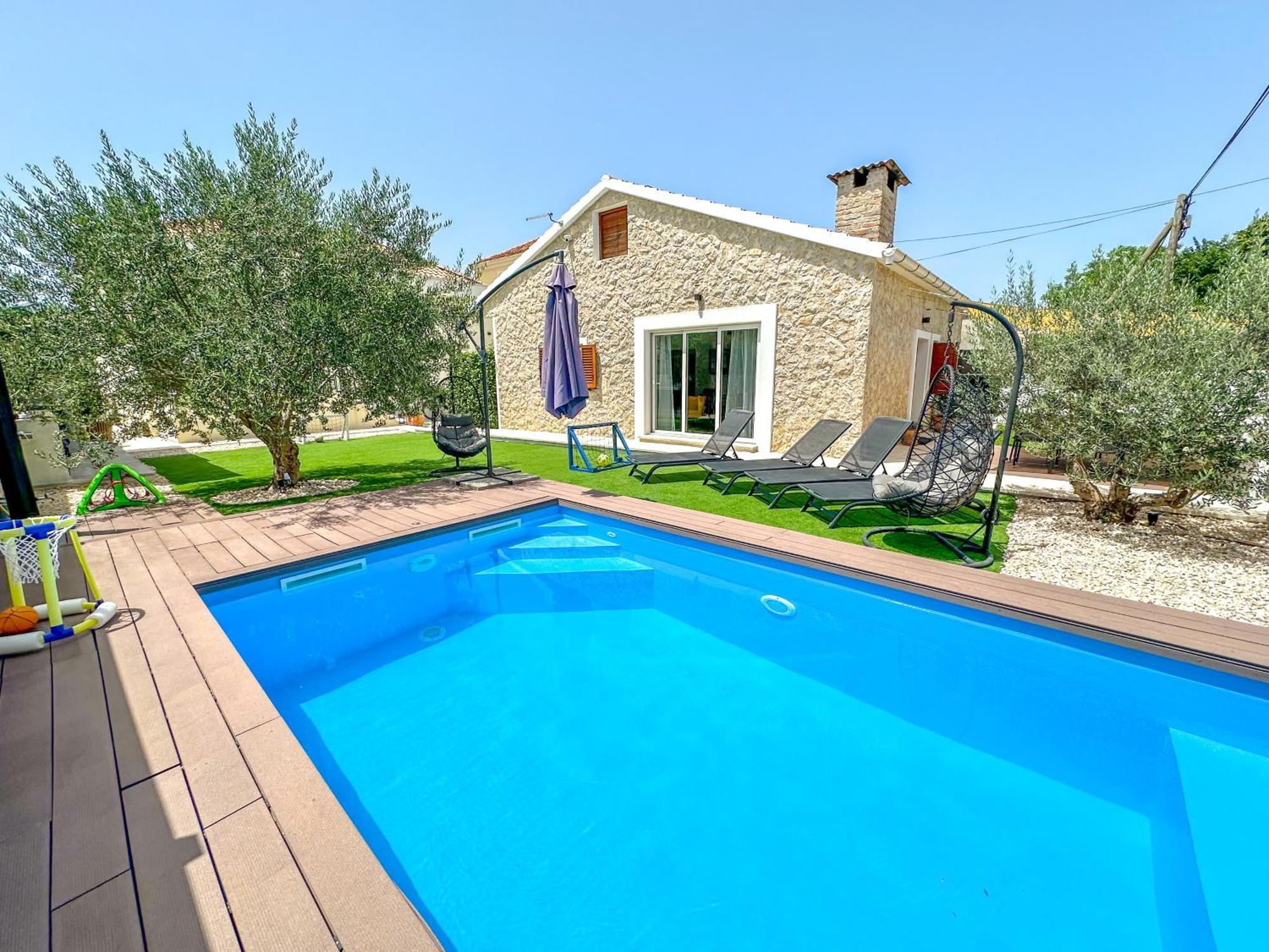 Mustra House Zadar - Private Pool & Sauna Buitenkant foto
